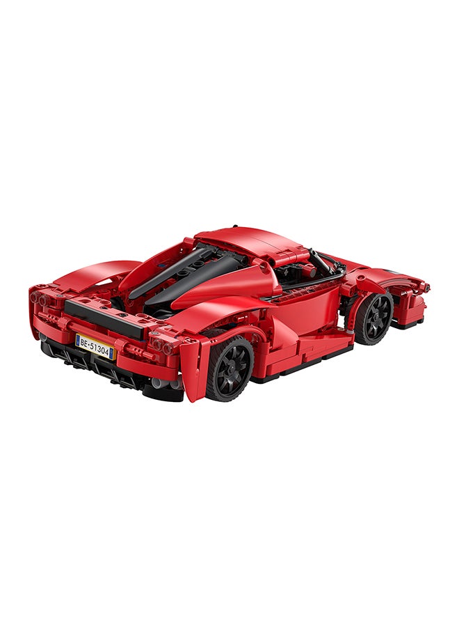 CaDA CaDA Remote Control Car Toy Building Blocks 1:14 Red Blade Car (Dual Control) C51304W  - Image 2