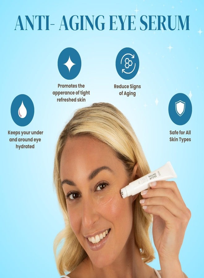 Miss Spa Eye Serum 5-in-1 Roll On Under Eye Cream, Helps De-puff and Brighten Under and Around Eyes, Anti-Aging Under Eye Roller Helps with Fine Lines and Dark Circles, Vitamin B3, Eye Bag Remover - Image 3