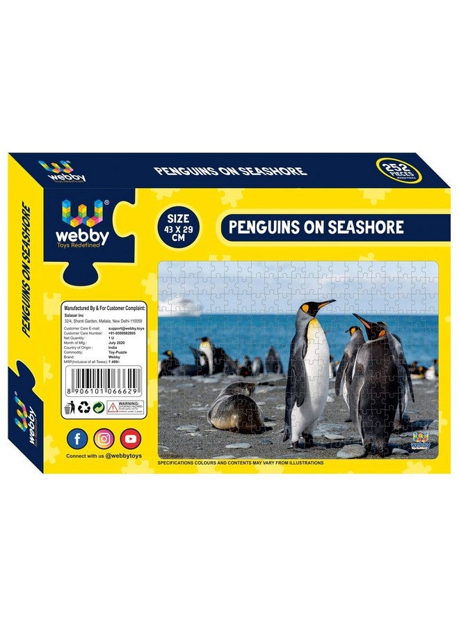 Webby Kids Penguins On Seashore Jigsaw Puzzle, 252 Pieces - Image 5