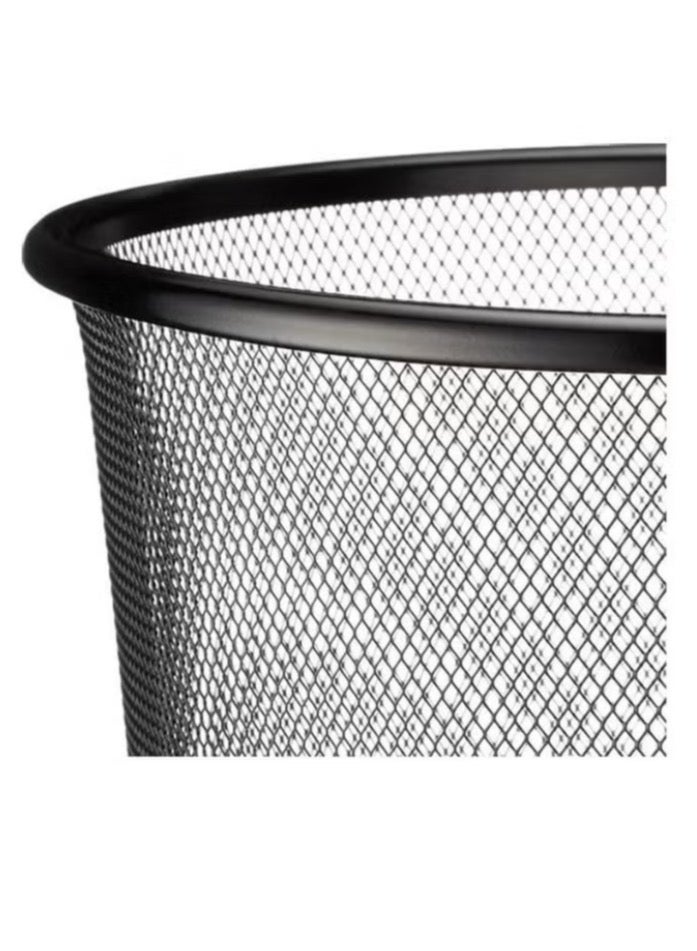 3-Piece Round Wastebasket Black  - Image 4