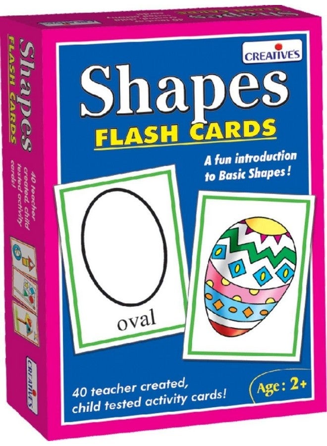 Creative's Creative Educational Aids P. Ltd. - Cre0521 Shapes - Flash Cards (Multi-Color) - Image 1
