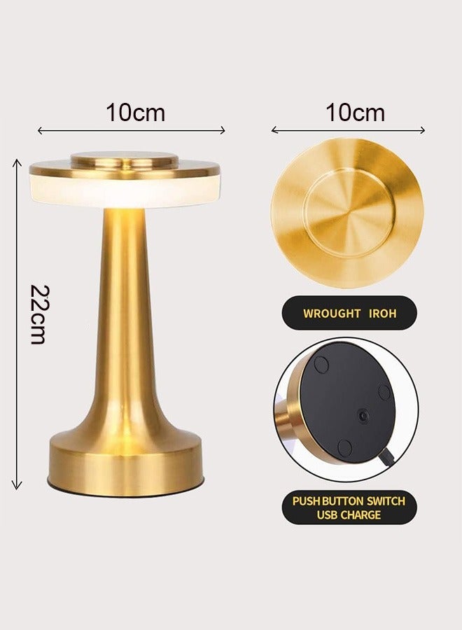 كيلا مصباح طاولة LED محمول، مصباح مكتب قابل للشحن بثلاثة ألوان مع مستشعر اللمس، ضوء ليلي لغرف الأطفال والطاولة الجانبية - Image 2