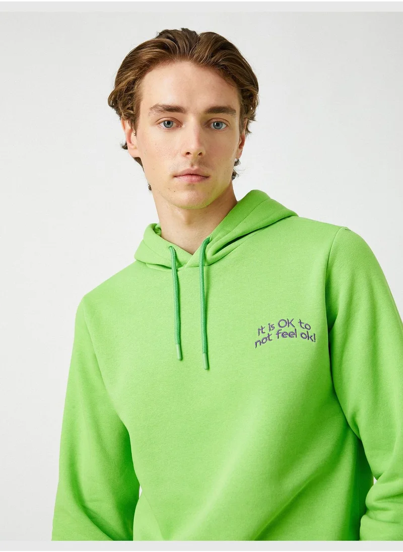 KOTON Printed Hoodie