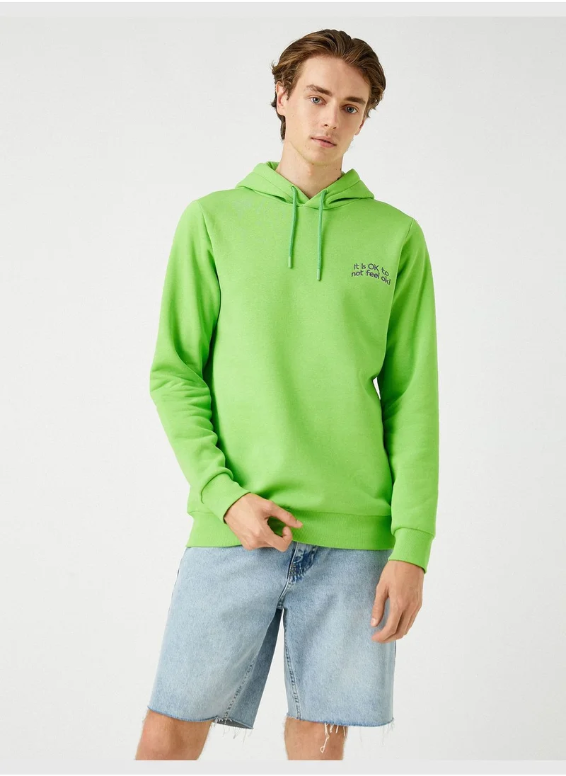 KOTON Printed Hoodie