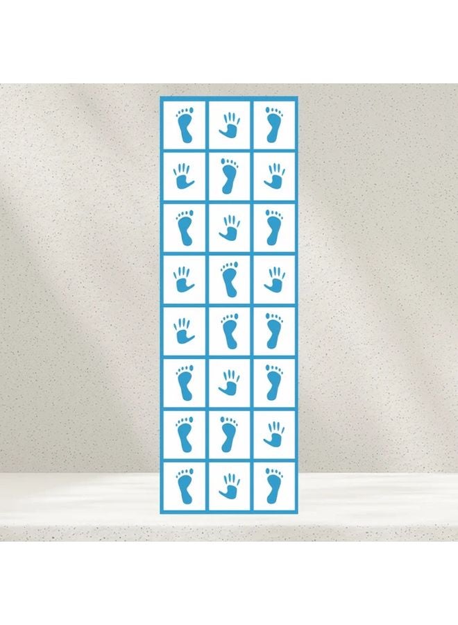 Blue Sensory Folding Floor Game Set Body Coordination Balance Challenge Portable for Outdoor Team Building - Image 1