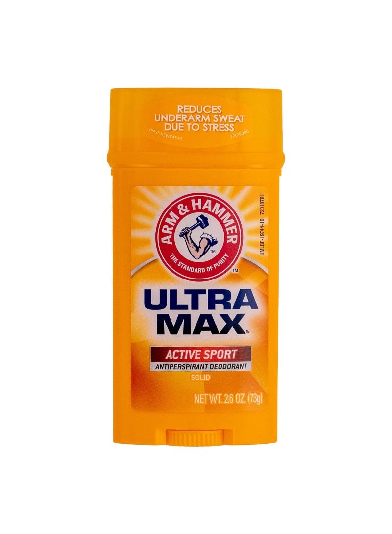 Arm & Hammer Ultra Max Advanced Sweat Control Anti-Perspirant Deodorant Stick 73 g