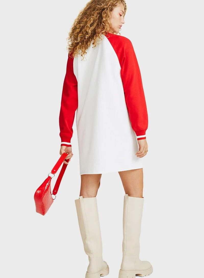 H&M Coca-Cola Raglan Dress