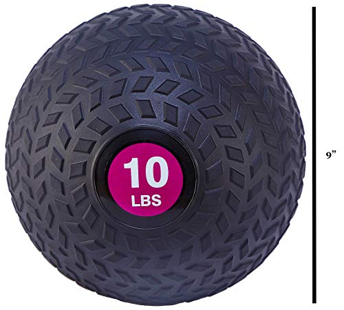Fitvids Workout Exercise Fitness Weighted Medicine Ball, Wall Ball and Slam Ball, Multiple Styles and Sizes - Image 3