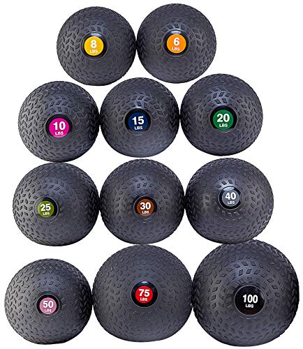 Fitvids Workout Exercise Fitness Weighted Medicine Ball, Wall Ball and Slam Ball, Multiple Styles and Sizes - Image 4