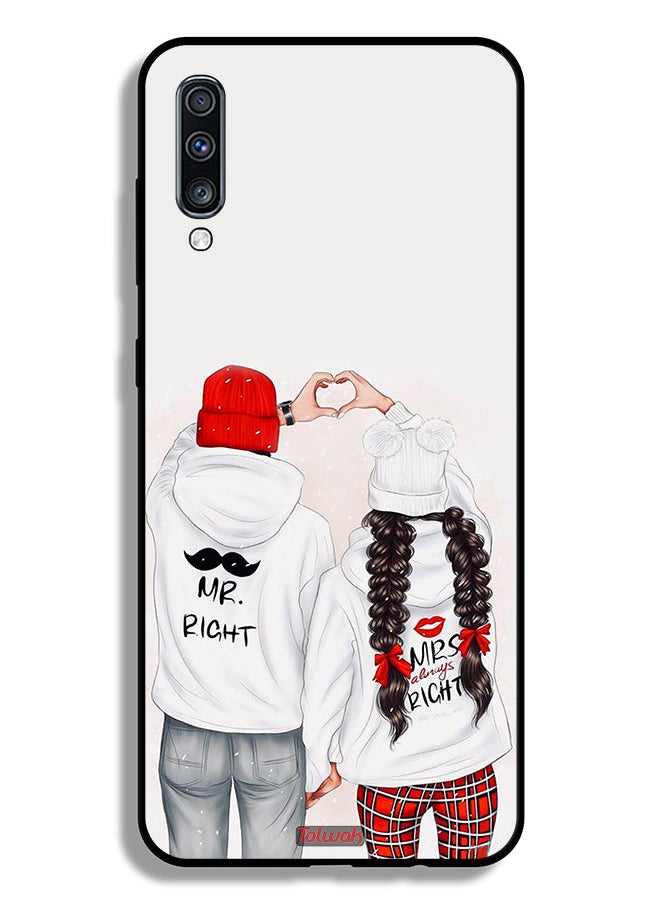 Tolwak غطاء حماية لهاتف Samsung Galaxy A70 على اليمين واليسار دائمًا  - Image 1