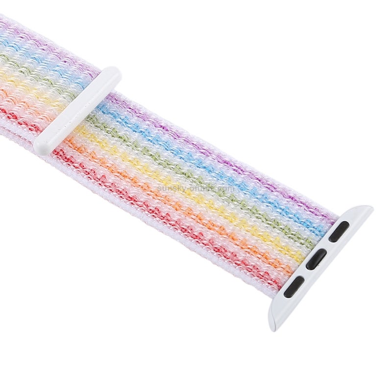 Magic Paste Nylon Watch Band for Apple Watch Series 3 & 2 & 1 42mm(Colour)