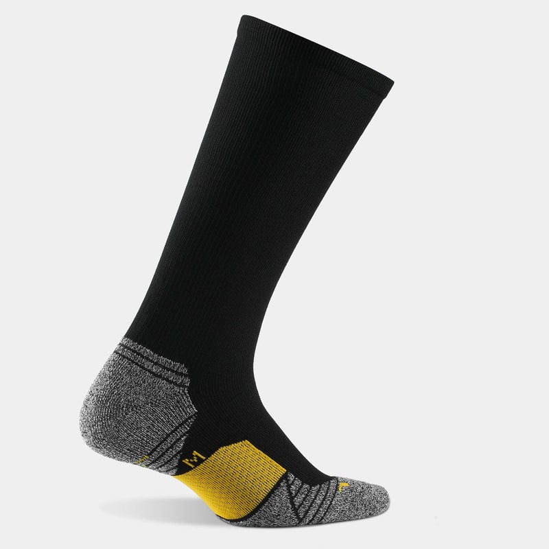 WANDER 6 Pairs Men's Athletic Run Cushion Over-the-Calf Tube Socks (6 pairs Yellow, XL:Shoe Size:12-14) - Image 4