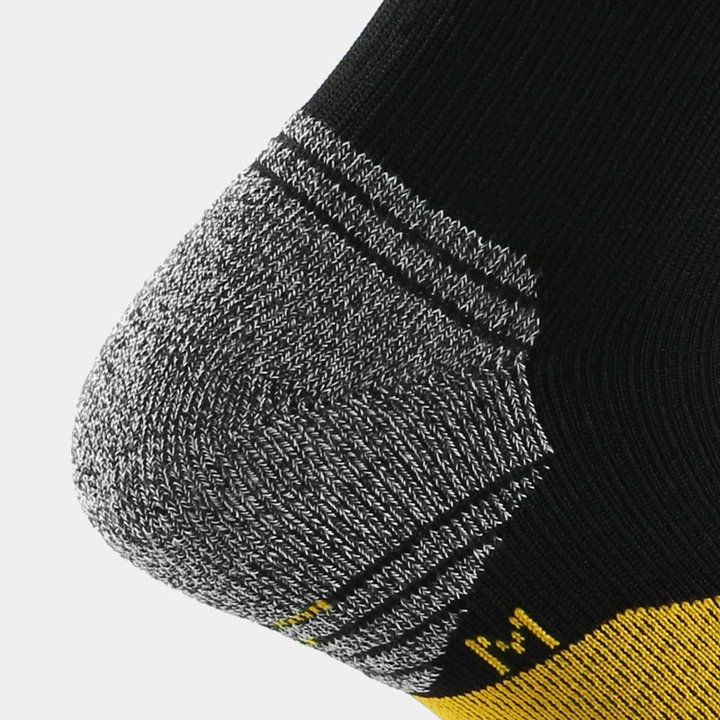 WANDER 6 Pairs Men's Athletic Run Cushion Over-the-Calf Tube Socks (6 pairs Yellow, XL:Shoe Size:12-14) - Image 5