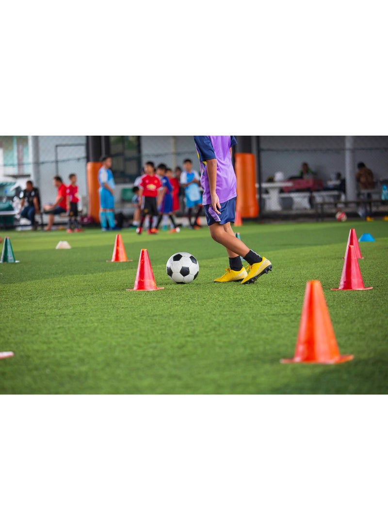 BEYTOR 9-Inch Orange Training Traffic Cones – Set of 10 Lightweight Plastic Safety Cones for Sports, Agility Drills, Football & Fitness Training - Image 2