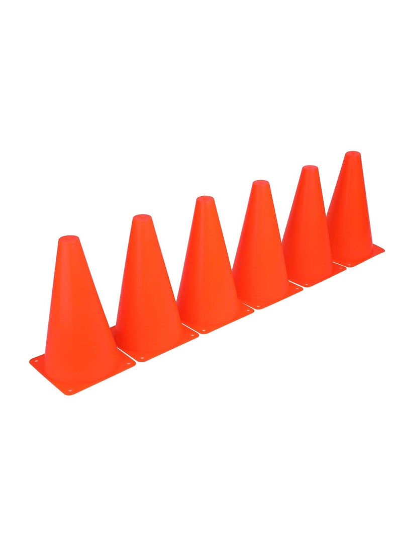 BEYTOR 9-Inch Orange Training Traffic Cones – Set of 10 Lightweight Plastic Safety Cones for Sports, Agility Drills, Football & Fitness Training - Image 3