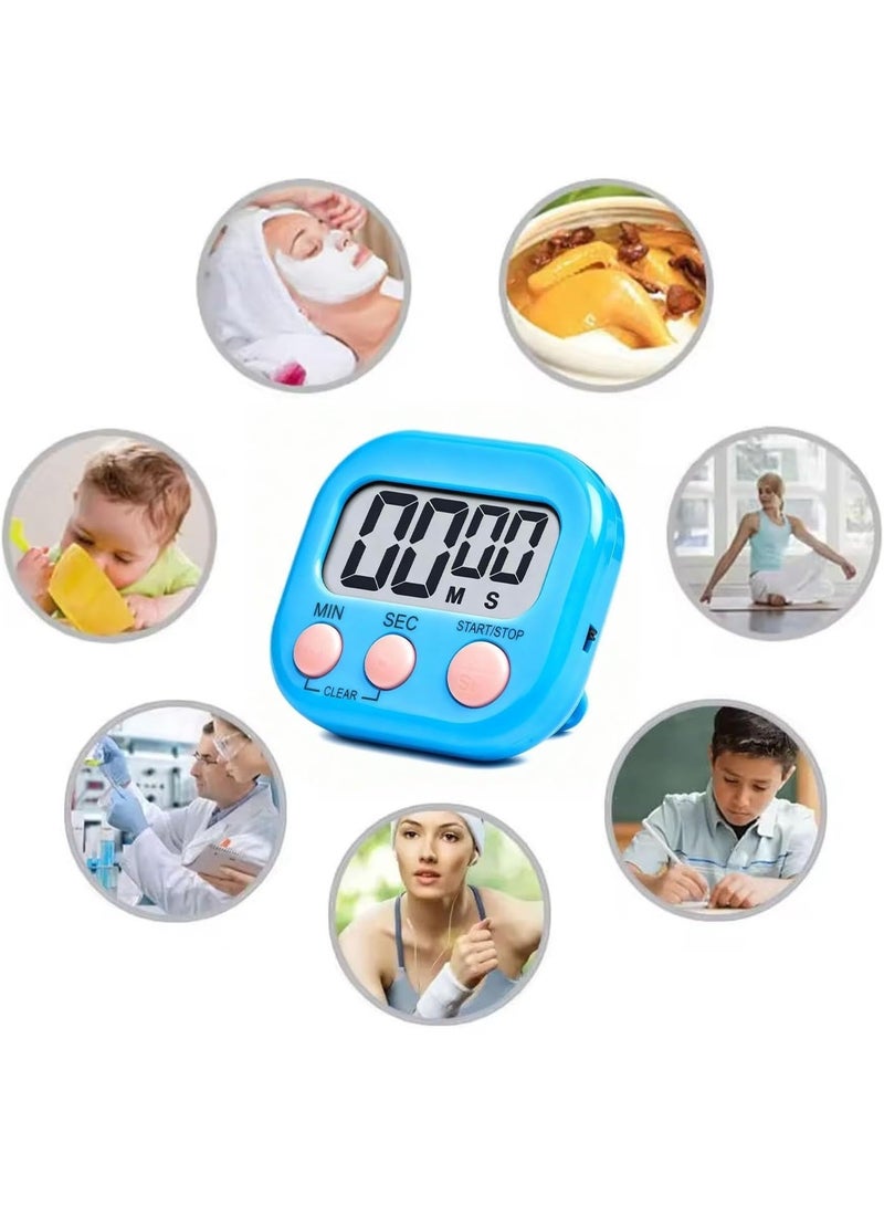 Student timer with countdown mode, a time management aid suitable for children's focus training, learning, exam preparation, cooking, baking, and sports timing (black). - Image 5