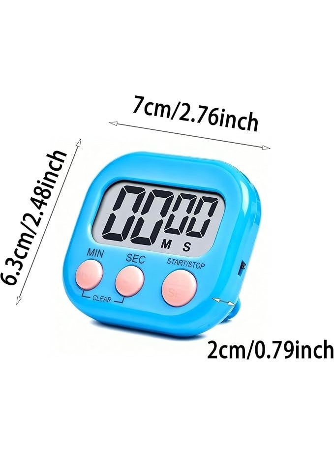 Student timer with countdown mode, a time management aid suitable for children's focus training, learning, exam preparation, cooking, baking, and sports timing (black). - Image 3