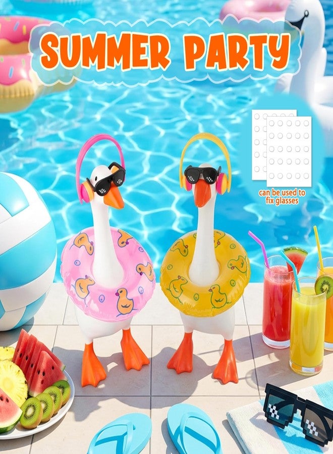 Veerlogix 6 Set Desk Goose Outfits, 7 Inches Summer Desktop Goose Clothes, Decor Gift - Image 5