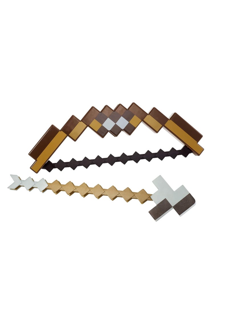 My world toy model can shoot bow and arrow toy (brown) - Image 3