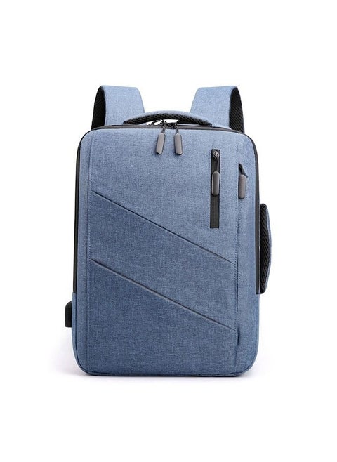 Laptop Backpack With USB Charger Port Handle Laptop Bag Fits 15.6 Inch Computer  Portable Business Bag