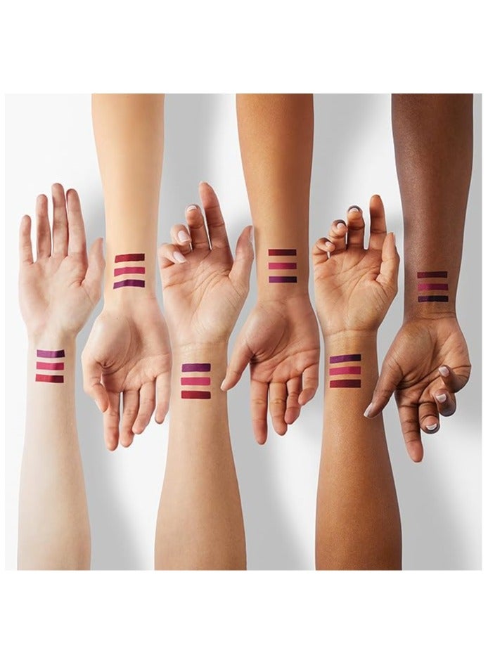 DNM 3Pcs Dark Purple Red Rose pink Matte Liquid Lipstick Sets for Black Women Matte Matt Lipstick Lip Stain Long Lasting Waterproof 24, mate larga duracion - color 01 - Image 4