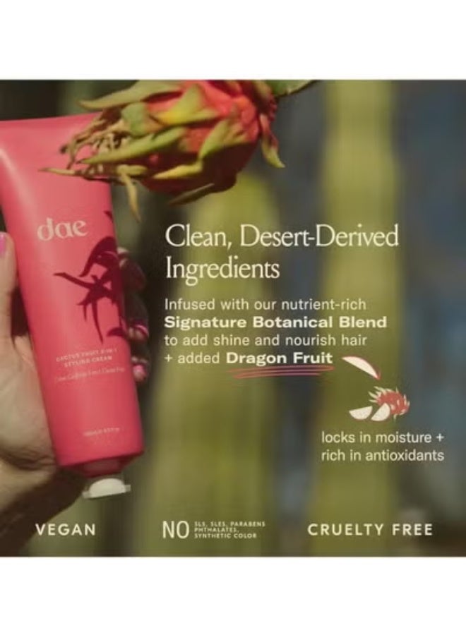 DAE Cactus Fruit 3-In-1 Styling Cream - Smooth Styles, Prep Shiny Blowouts, Defines Curls 150ml(5 oz.) - Image 4