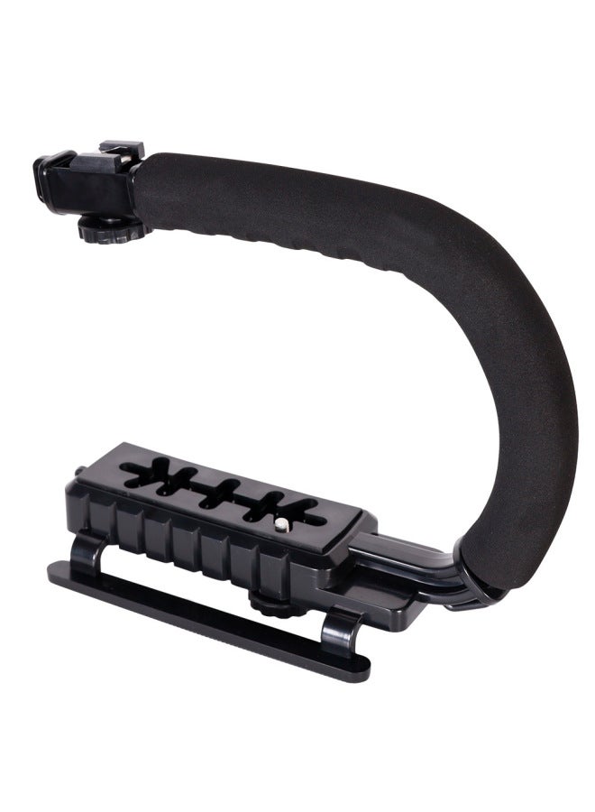 كي6 حامل مثبت للهاتف المحمول من نوع C مع حذاء حار لكاميرا SLR، حامل مثبت محمول من نوع U مع حذاء حار، مثبت كاميرا متنقل - Image 2