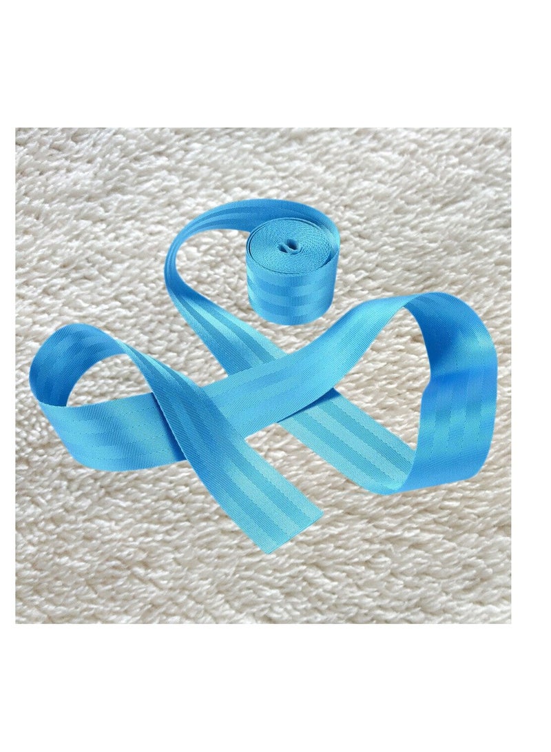 Berger ROYAL - Premium selection seatbelt with particularly high-wearing comfort. German BERGER Innovations for Seatbelts, Comfort Car Safety Belt with Soft Edge & Over-lasting Lateral Stiffness (Light Blue) - Image 4