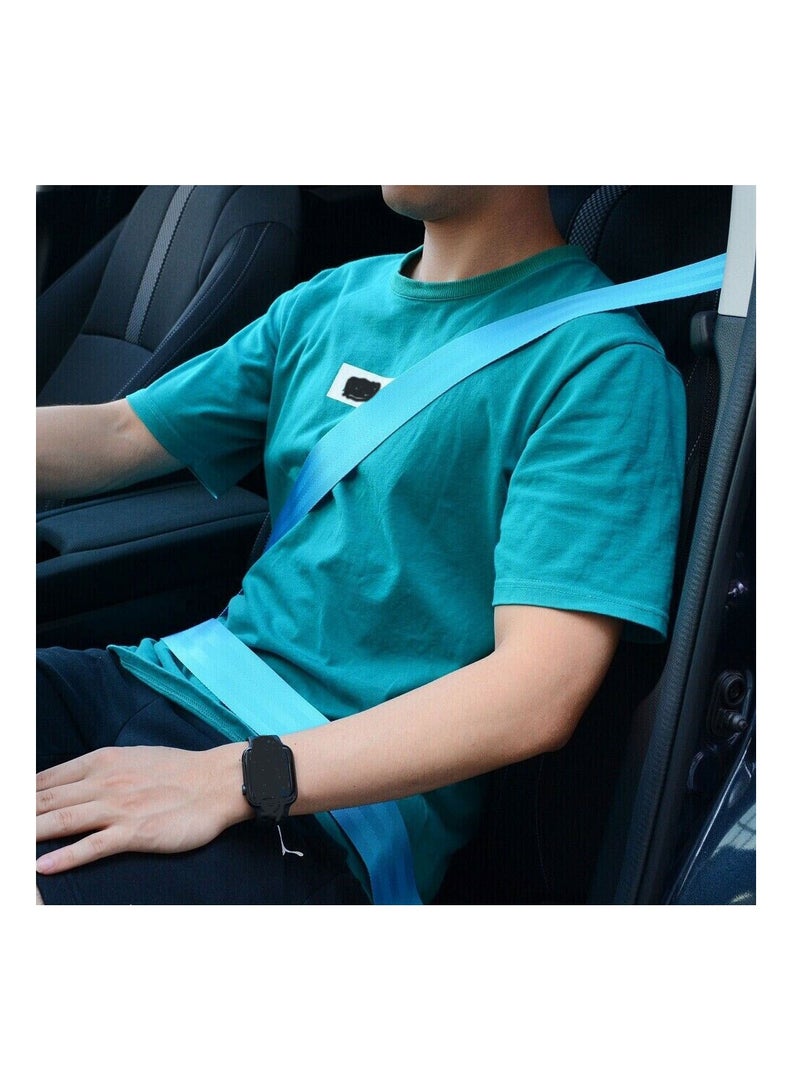 Berger ROYAL - Premium selection seatbelt with particularly high-wearing comfort. German BERGER Innovations for Seatbelts, Comfort Car Safety Belt with Soft Edge & Over-lasting Lateral Stiffness (Light Blue) - Image 1