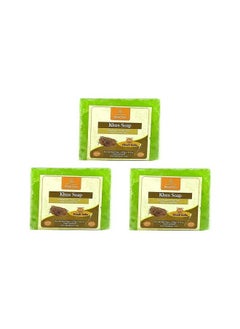 Khadi Pure Herbal Khus Soap Pack Of 3 (375G)  - Image 1