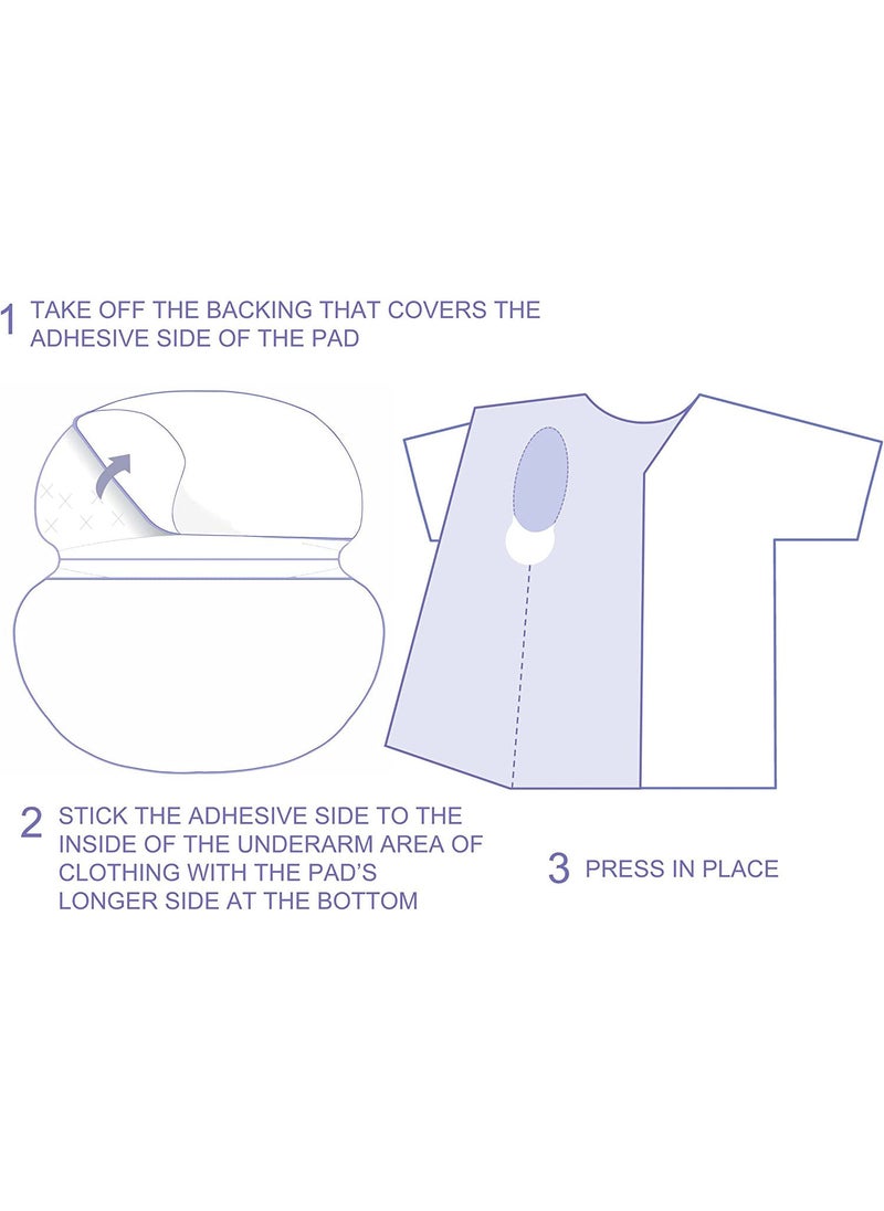 Natural Wheel Soft Cotton Underarm Pads (5 pairs) - Image 2