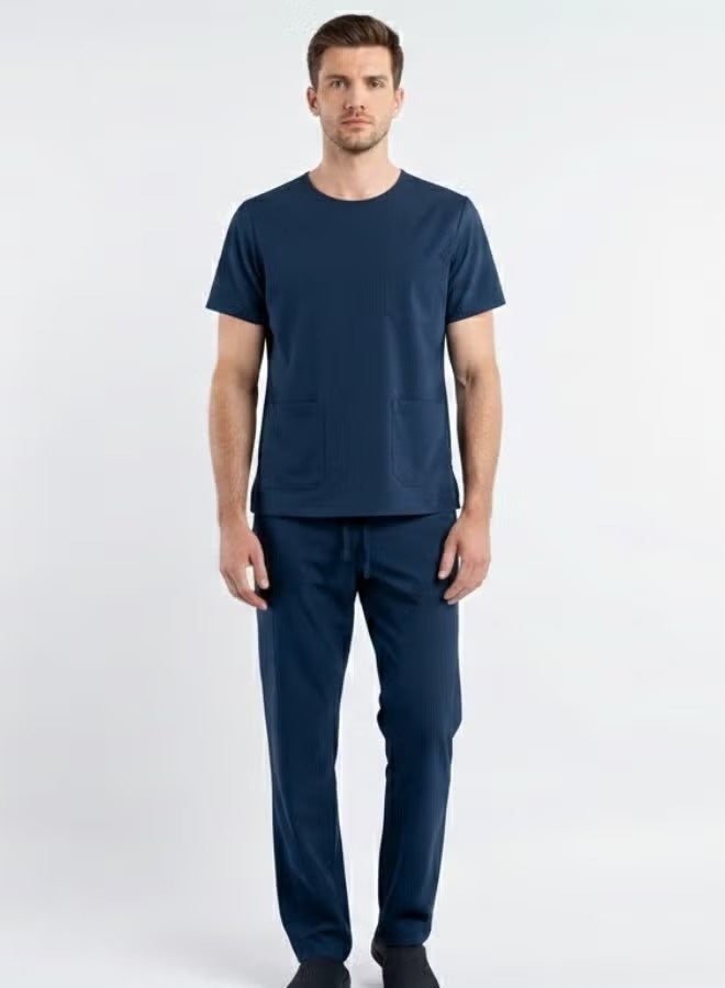 Modern Men's Medical Scrub Set – Blue – Superior performance and the comfort you deserve throughout your shift