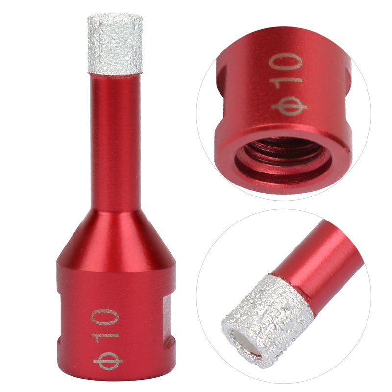 Vacuum Brazed Drilling Core Bit Wood Hole Saw Hole Cutter Angle Grinder Hole Saw (10mm) - Image 1