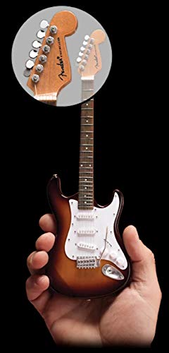 AXE HEAVEN Officially Licensed Mini Sunburst Fender Strat Guitar Replica - Image 5