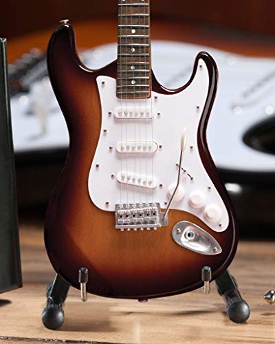 AXE HEAVEN Officially Licensed Mini Sunburst Fender Strat Guitar Replica - Image 3