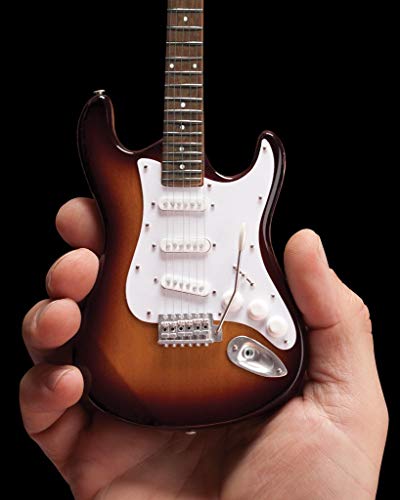 AXE HEAVEN Officially Licensed Mini Sunburst Fender Strat Guitar Replica - Image 4