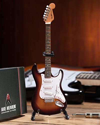 AXE HEAVEN Officially Licensed Mini Sunburst Fender Strat Guitar Replica - Image 2