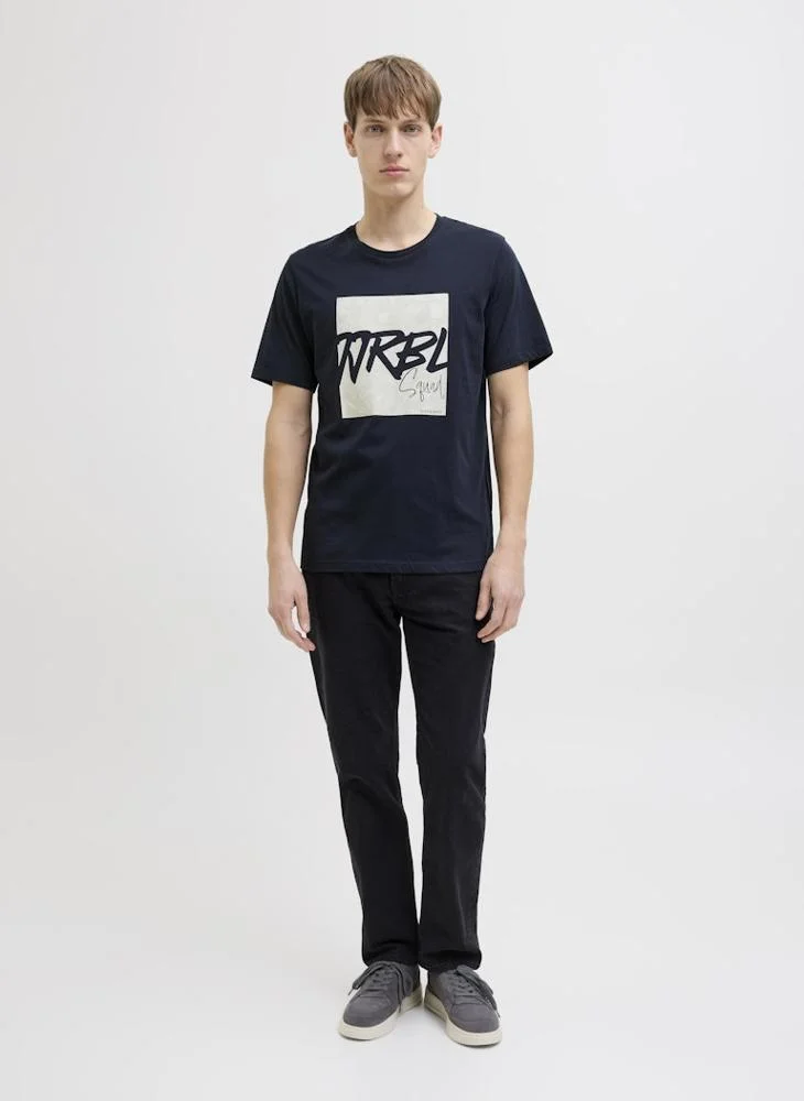 JJ Rebel Jrebbern Box  Ss Crew Neck T-Shirt