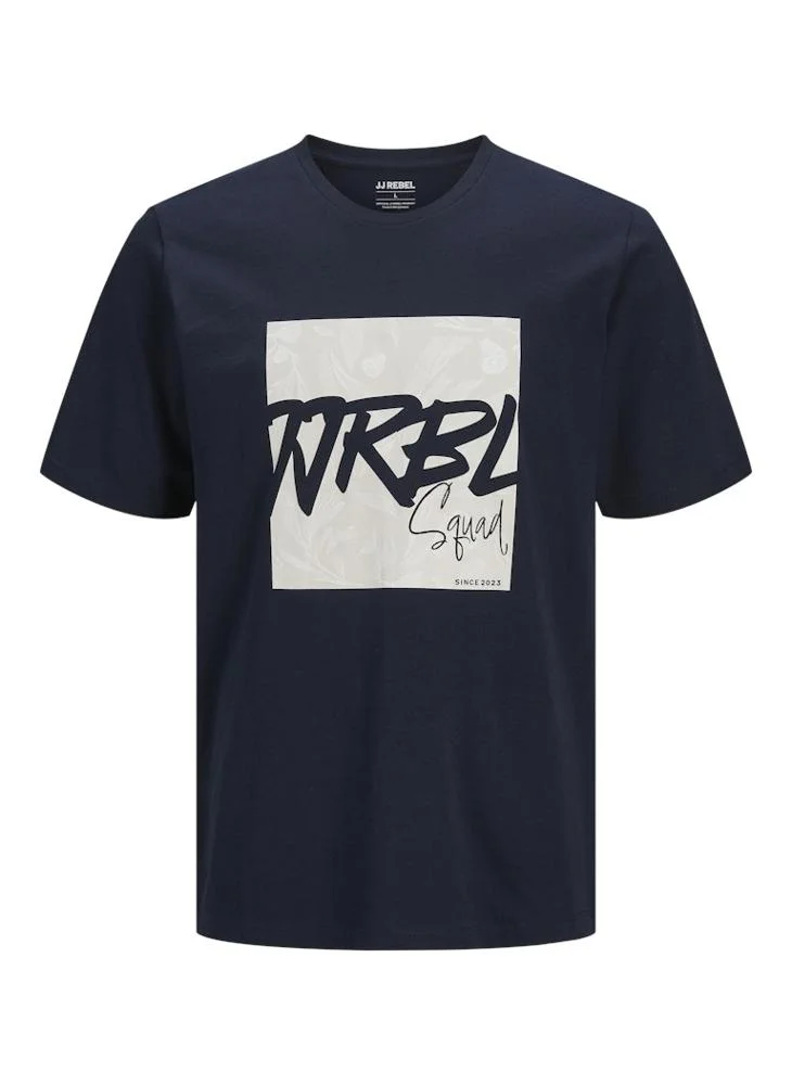 JJ Rebel Jrebbern Box  Ss Crew Neck T-Shirt
