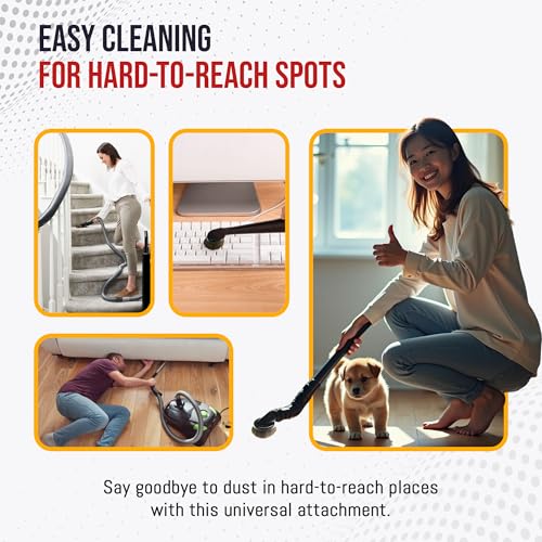 MP Maresh Products Household Cleaning Vacuum Brush Attachment - Horse Hair Vacuum Cleaner Accessories, Soft, Dust Floor Brush, Compatible with Shop Vac 1-1/4" Vacuum Cleaners for Hard Surfaces - Black - Image 5