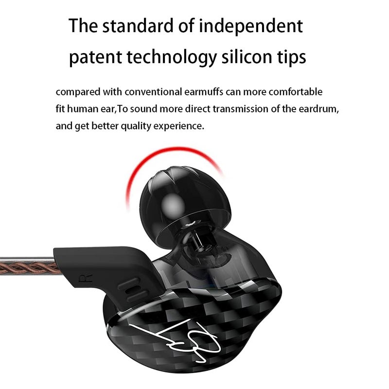 CCA سماعات أذن KZ ZST 1BA 1DD السلكية الواضحة HiFi لمراقبة الصوت للألعاب والرياضة للموسيقيين والمغنين وعشاق الصوت - Image 3