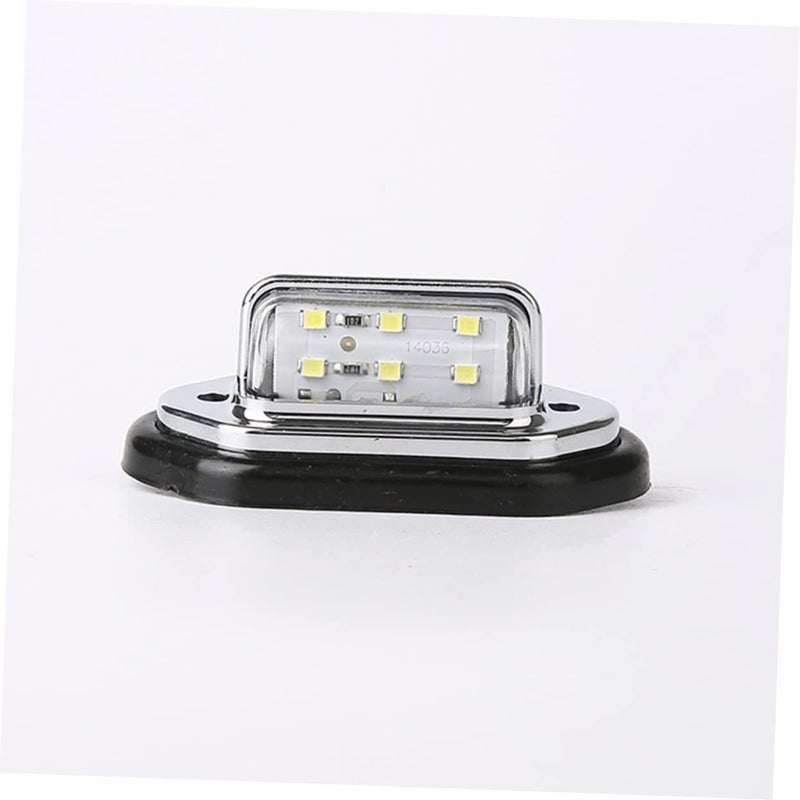 2Pcs Car Interior Side Marker Led Lights White Highlight Safe Driving - Image 5