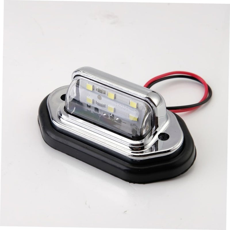 2Pcs Car Interior Side Marker Led Lights White Highlight Safe Driving - Image 3