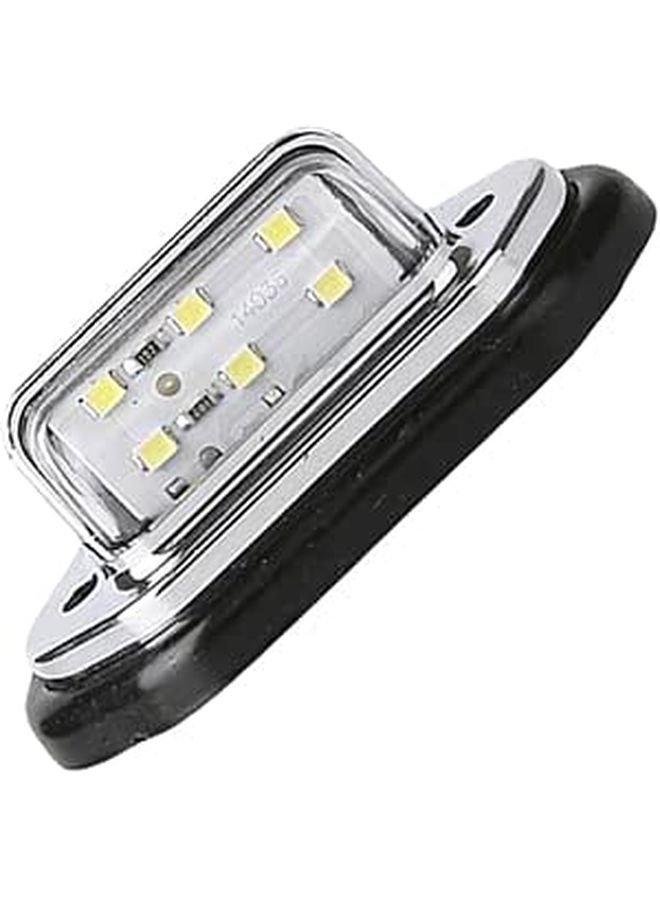 2Pcs Car Interior Side Marker Led Lights White Highlight Safe Driving - Image 1
