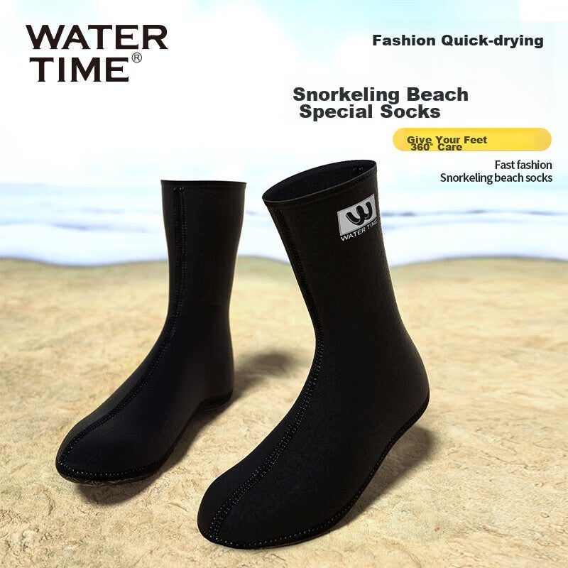 WATERTIME / شويتشوان شاطئ الجوارب ، الغوص الجوارب ، الشتاء السباحة الجوارب للرجال والنساء ، معدات الغوص الكبار ، معدات الغوص - Image 2