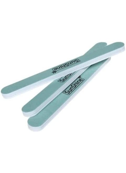 SUNSHINE Nail Shine Buffer Nail File 600/3000 Grit, Two Side Manicure and Pedicure Tools (5 PIECES)