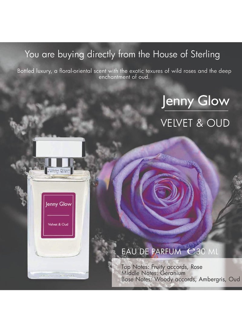 Jenny Glow - Jenny Glow Velvet & Oud Eau De Perfume For Unisex - 30Ml - Image 1