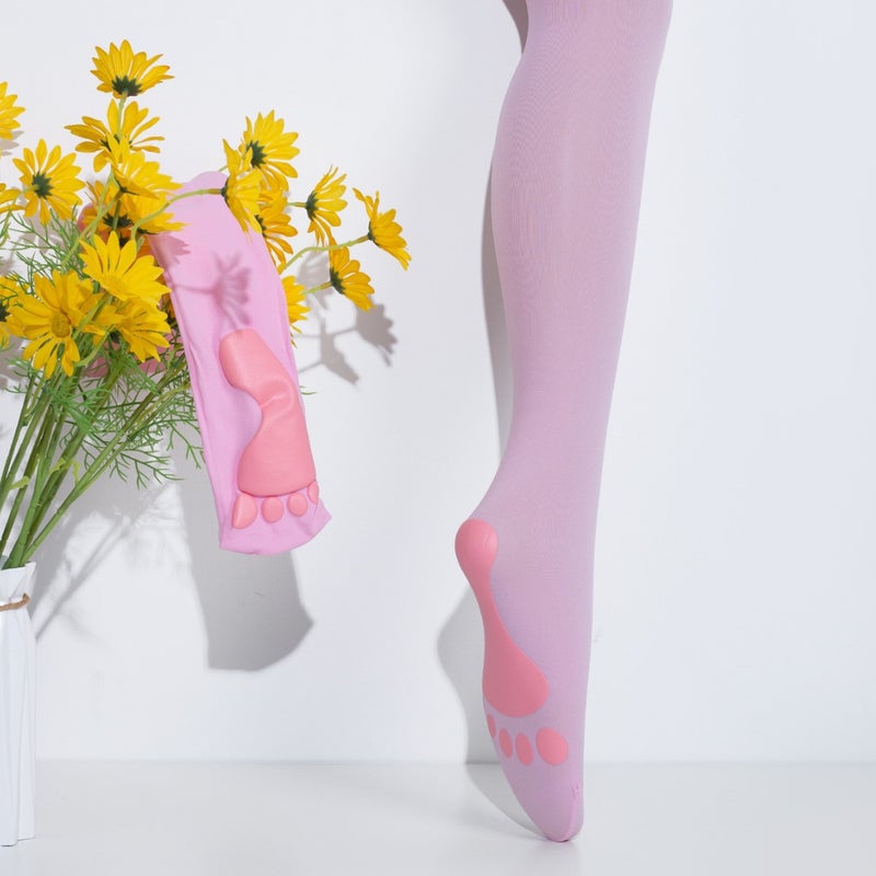 Pink Over-The-Knee Socks Japanese-Style Stockings Women'S Lolita High Socks Velvet Thin Thigh Socks New - Image 3