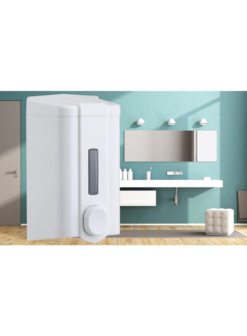 Vialli Liquid Soap Dispenser 1000 ml (White)  wall-mounted - Image 2
