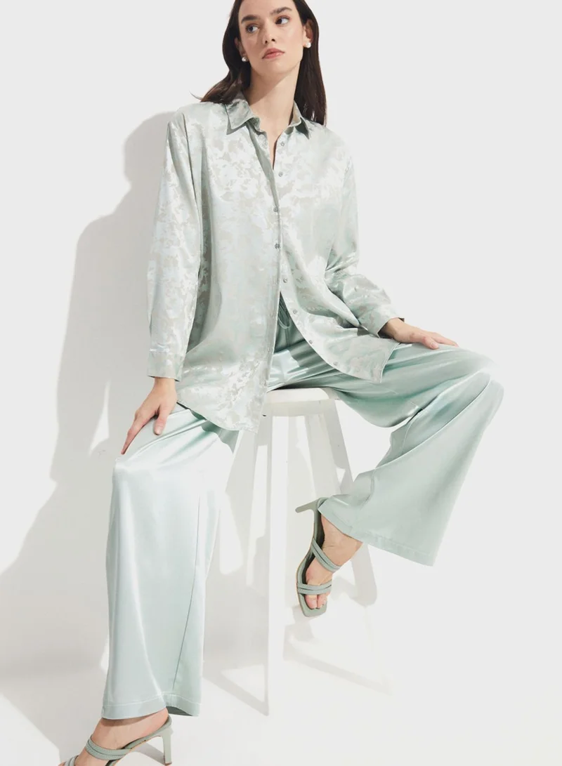 جون High Waist Pants